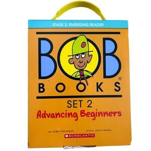 Bob Books Set 2 Advancing Beginners Scholastic Stage 2 Phonics 12 Book Set Boxed
